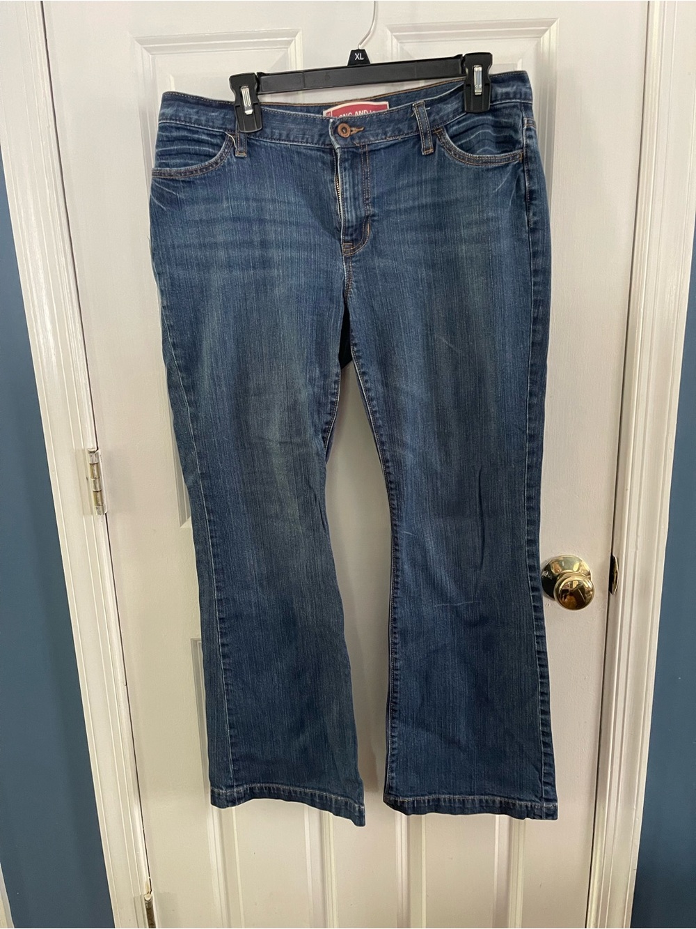 GAP Women's Flare Jeans in Medium Blue Wash